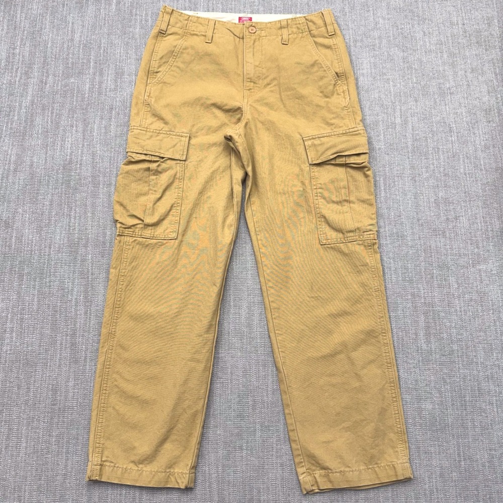 Levi's XX Cargo Straight Pants Mens 31x30 Tan Khaki 100% Cotton Twill